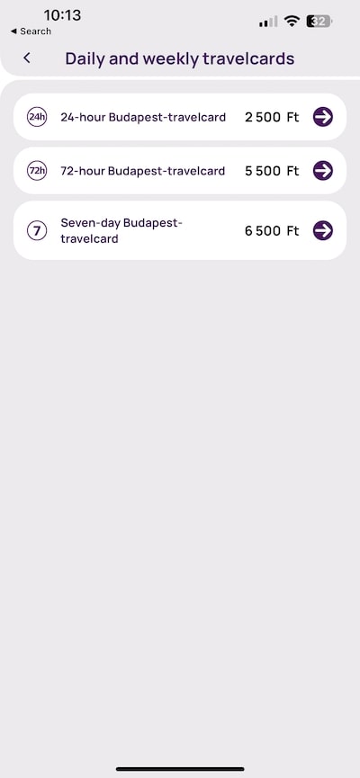 BudapestGo app: Aplicación comprar tickets transporte público en Budapest