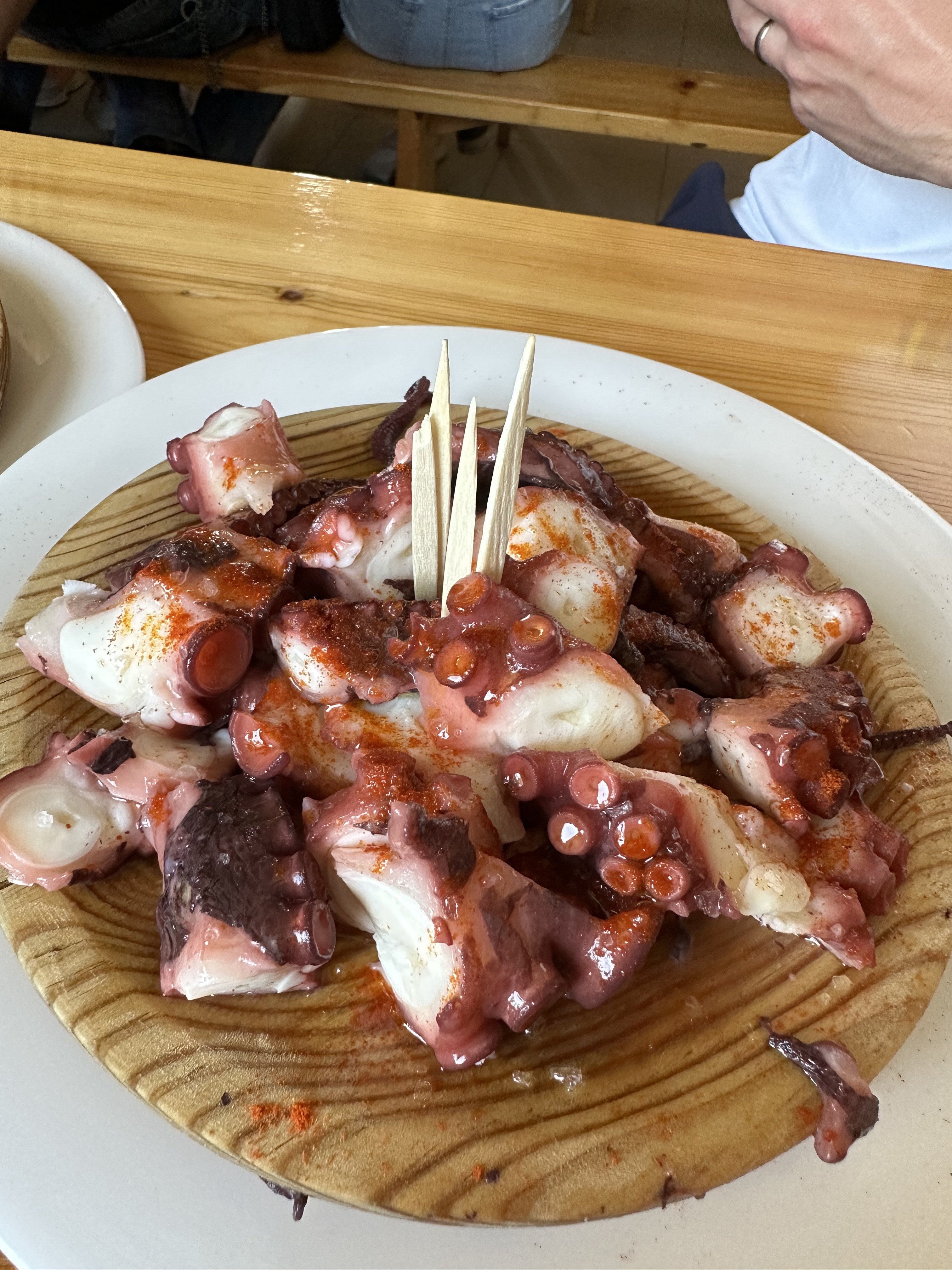 Comida en el Camino de Santiago