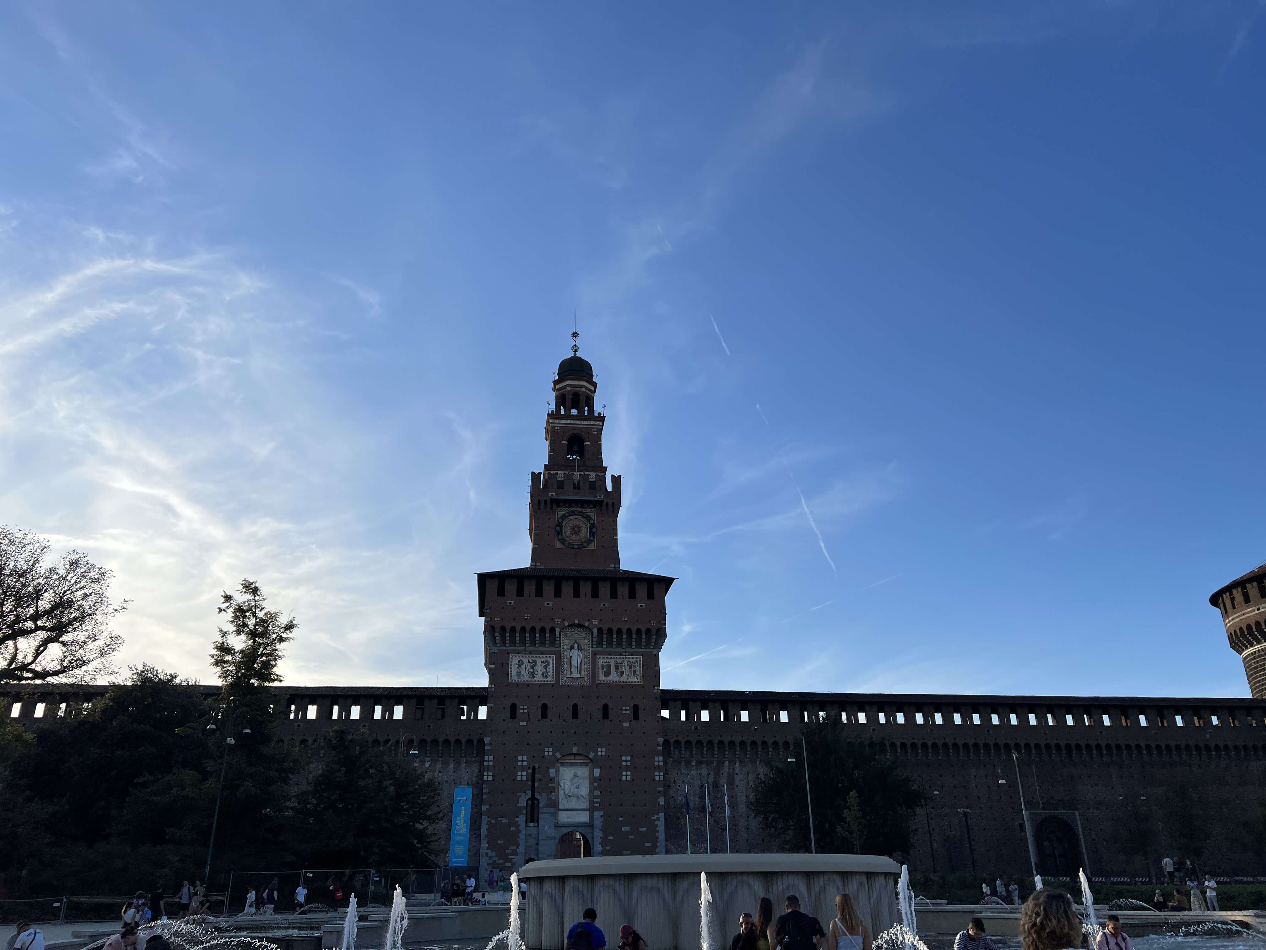 Castillo Sforzesco en Milan